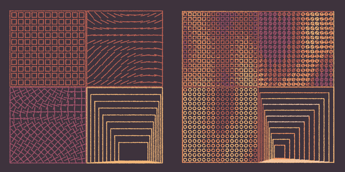 Example of the "precise" fill type