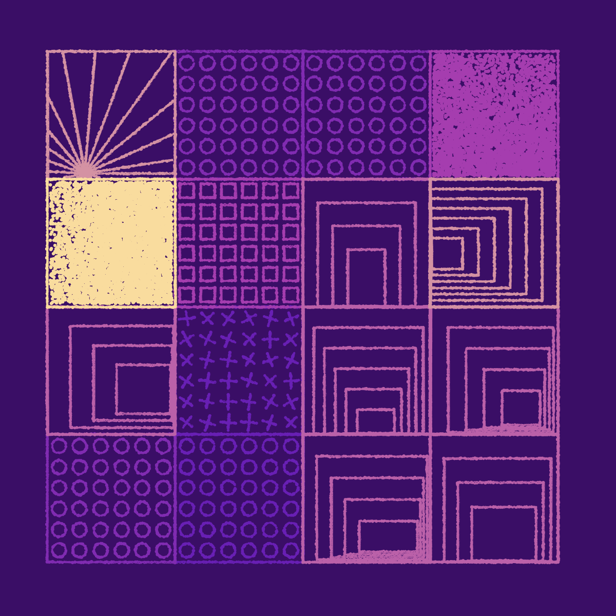 Example of a "no-padding" composition